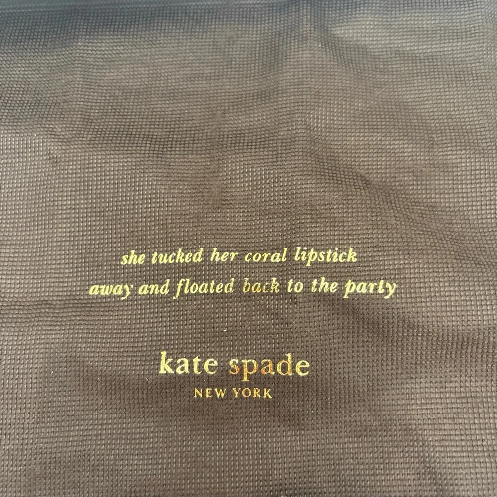 Kate Spade Brown Dust Bag with Gold‎ Text